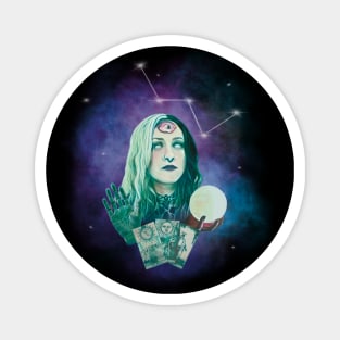 Goth fortune teller Magnet